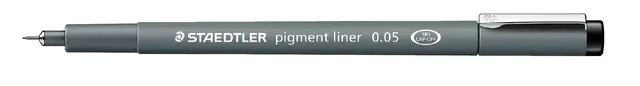 Fineliner Staedtler pigment 308 0.05mm zwart