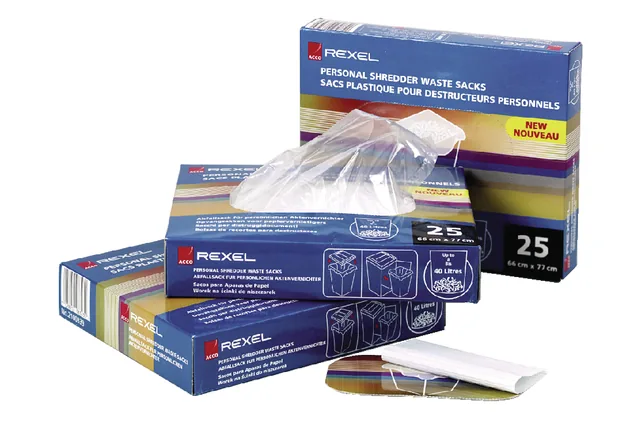 Papiervernietigerzak Rexel 240x98cm 115l 100st