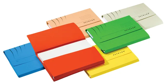 Pocketmap Secolor folio recy karton 250gr bl