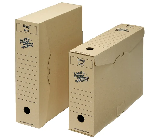Archiefdoos Loeff filing box 3003 345x250x80mm krt