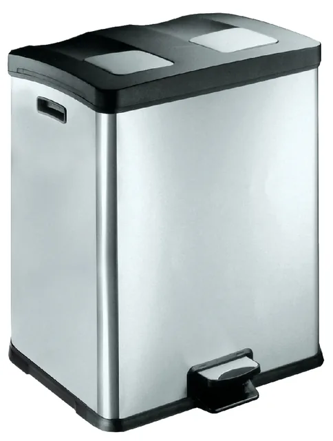 Pedaalemmer EKO Rejoice 2x30 liter mat rvs
