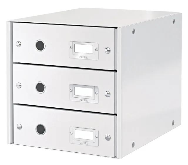 Ladenkast Leitz WOW Click Store 3 laden wit