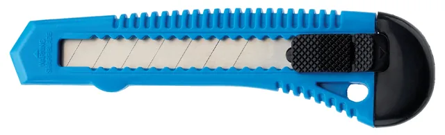 Snijmes Westcott Office 18mm schuif blauw