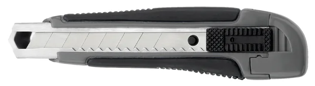Snijmes Westcott professional 18mm schuif grijs/zw
