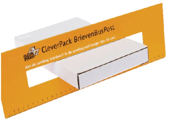 Brievenbusbox CleverPack A4 karton wit
