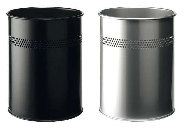 Papierbak Durable 3300 01 15l 30mm perforatie zw