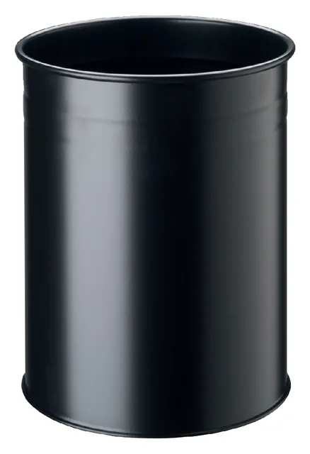 Papierbak Durable 3304 01 15 liter rond zwart