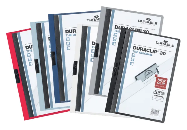 Klemmap Durable Duraclip A4 3mm 30v aub