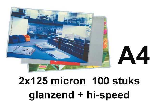 Lamineerhoes GBC A4 hi-speed 2x125micron