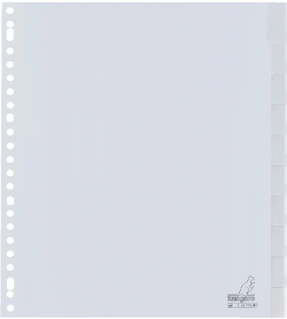 Tabblad Kangaro G410FM B A4 23r pp 10dlg v tabs bd