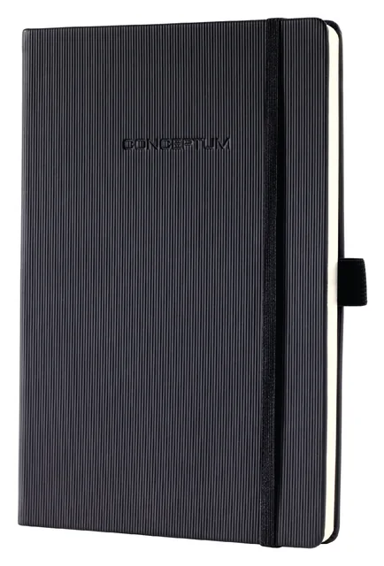 Notitieboek Sigel Conceptum A5 blanco zwart