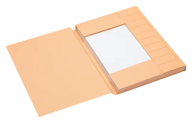 Dossiermap Secolor A4 3kl recy karton 250gr ch