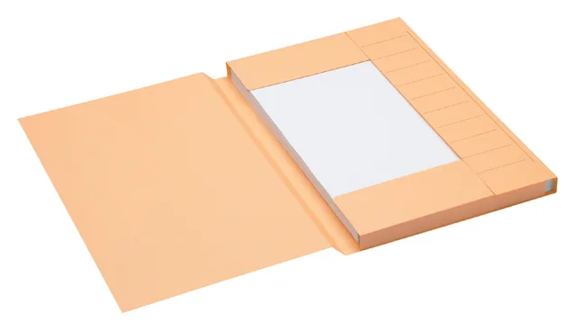 Dossiermap Secolor folio 3kl recy karton 250gr ch