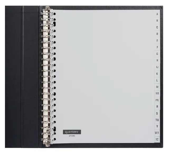 Tabblad Quantore A4 23r pp a-z extra breed grijs