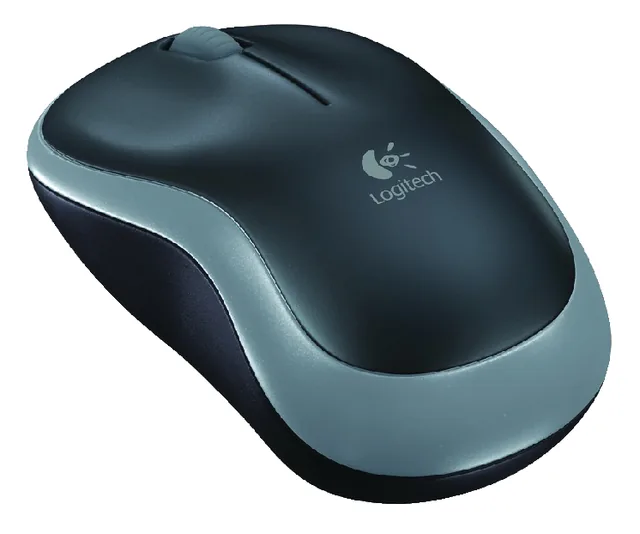 Muis Logitech optical M185 Notebook drl antr zwart