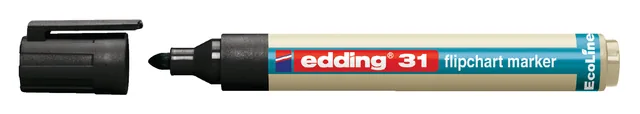 Viltstift edding 31 Eco flipover rond 1.5-3mm zw