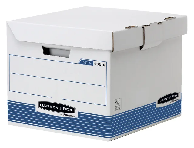 Archiefdoos Bankers box system flip top kubus
