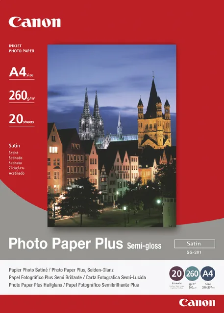 Fotopapier Canon SG-201 A4 260gr semi glans