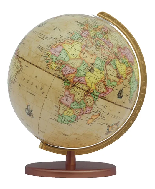 Globe Columbus Renaissance 30cm 603016/H voet hout