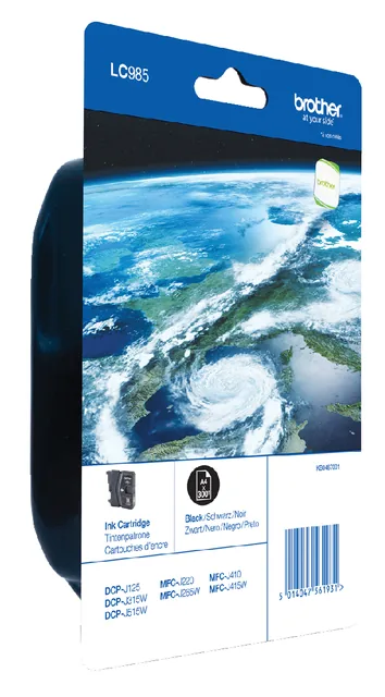 Inktcartridge Brother LC-985BKBP zwart