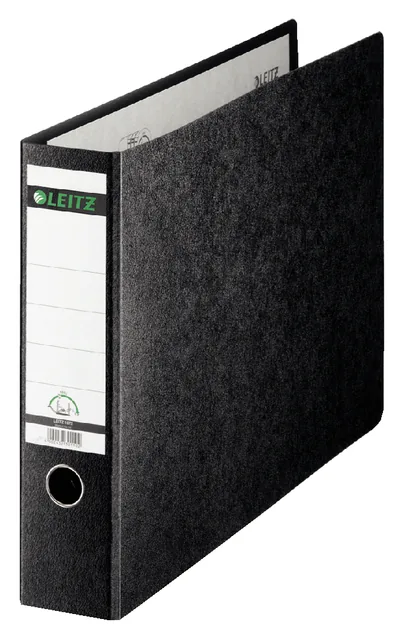 Ordner Leitz 1073 180° 77mm karton A3 dwars zwart