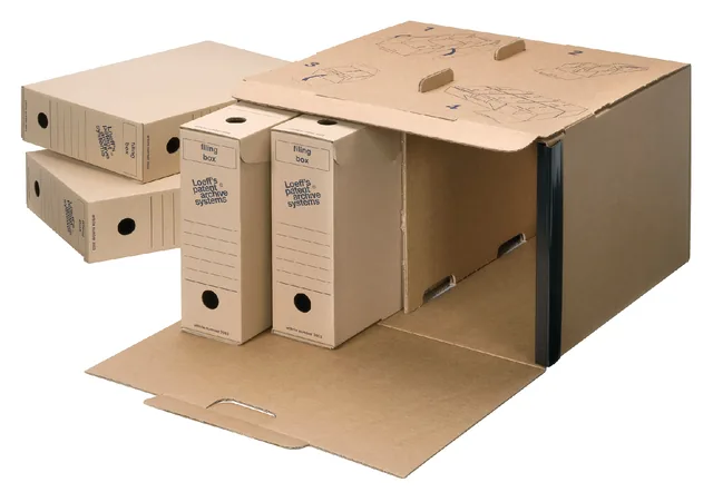 Archiefdoos Loeff filing box 3003 345x250x80mm krt