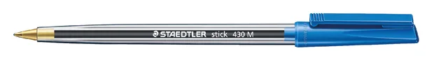 Balpen Staedtler stick 430 M blauw