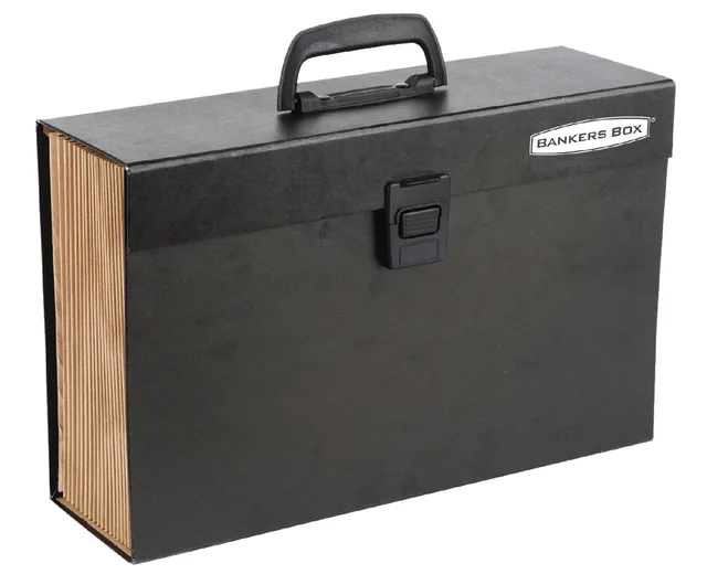 Sorteerkoffer Bankers Box Handifile 19vk zwart