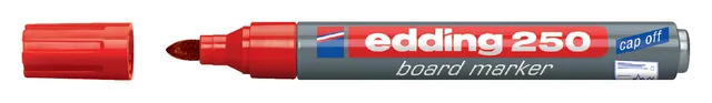 Whiteboardmarker edding 250 rond 1.5-3mm rood