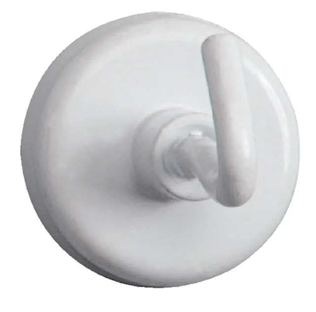 Haakmagneet MAUL 25mm 3kg wit