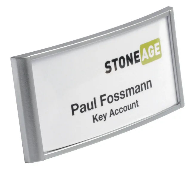 Badge Durable 8540 classic magneet 30x65mm zgs