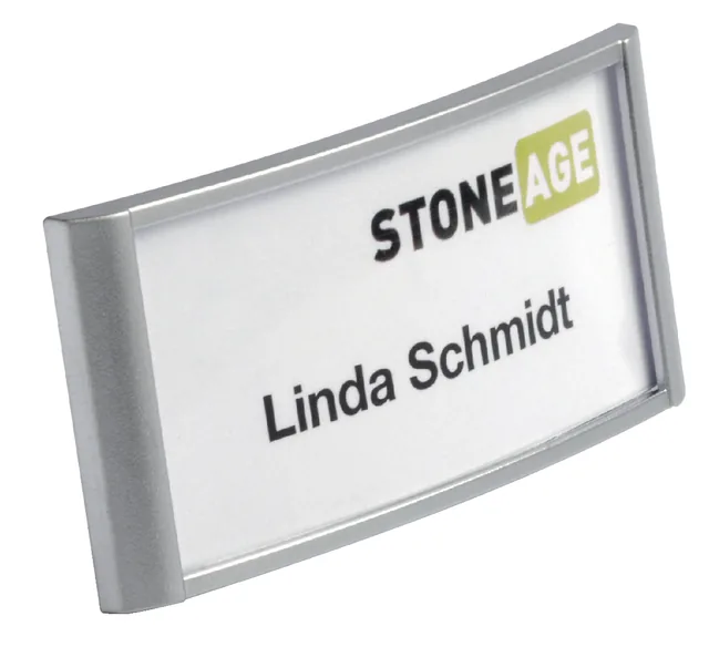 Badge Durable 8542 classic magneet 34x74mm zgs