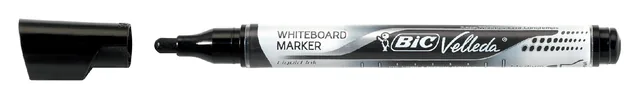 Whiteboardmarker Bic liquid rond M zwart