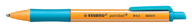 Balpen STABILO pointball 6030/51 M turquoise