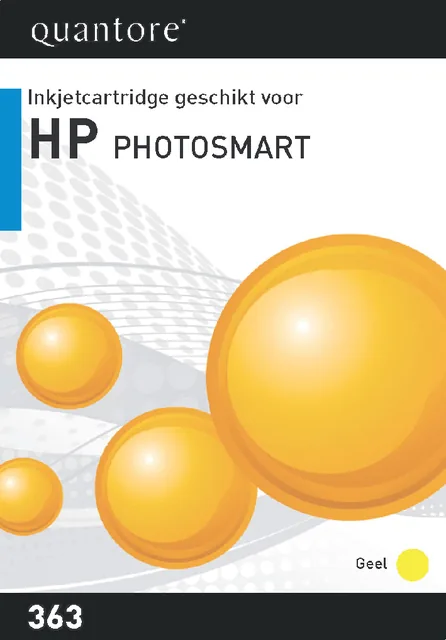 Inktcartridge Quantore Hp 363 C8773ee geel