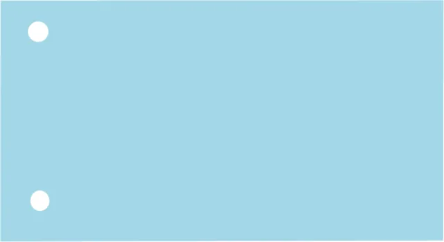 Scheidingsstrook Elba 225x120mm 190gr blauw