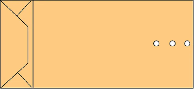 Envelop Quantore monsterzak 100x245x40 120gr br