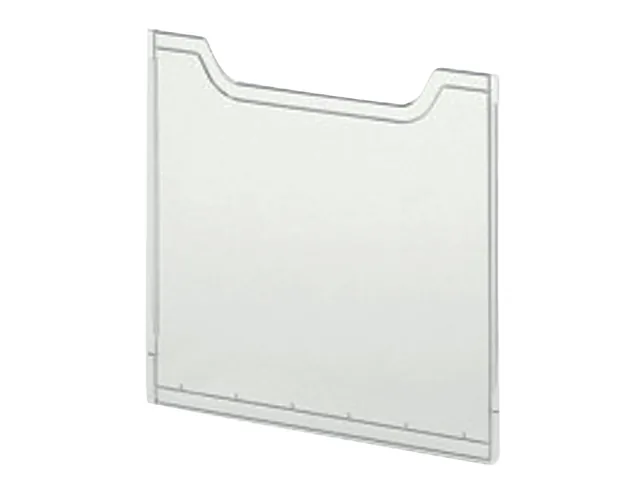 Afdekplaat Exacompta folderhouder A4 stnd hglas
