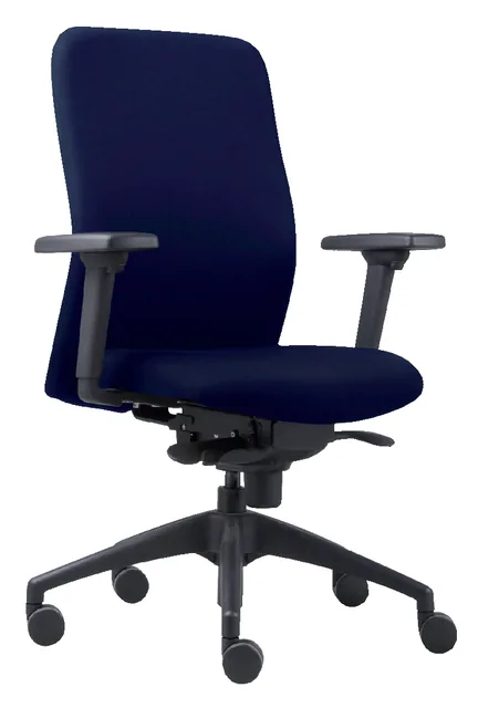 Bureastoel Euroseats Vigo 002 blauw