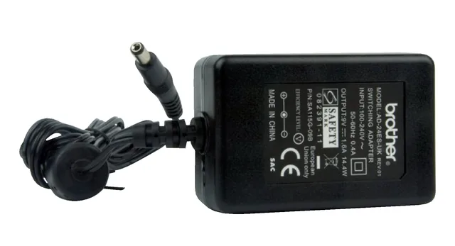 Adapter Brother P touch AD24ES zwart