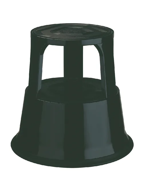 Opstapkruk Desq 420mm metaal zwart