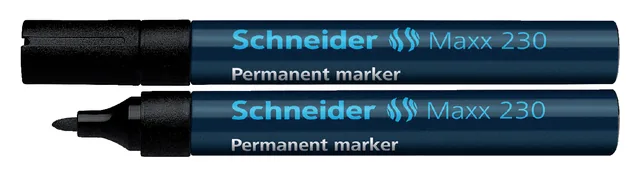 Permanent marker Schneider Maxx 230 1-3mm zwart