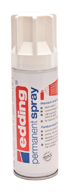 Verfspuitbus edding 5200 permanent glossy wit