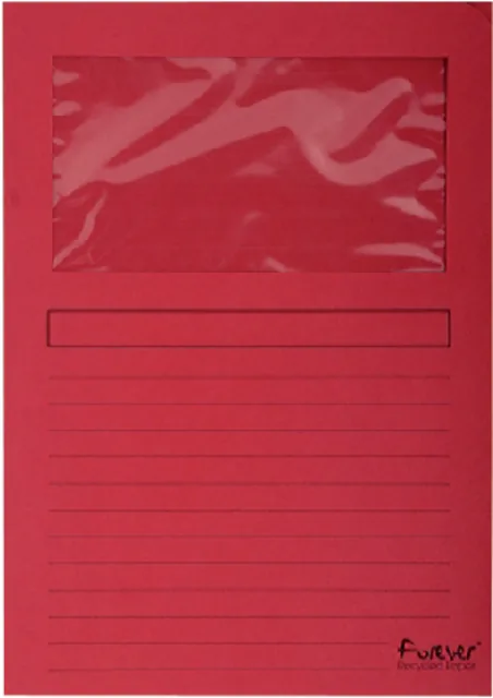 Venstermap Exacompta Forever L-model 120gr rood