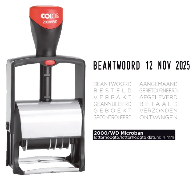 Stempel Colop Heavy Duty 2000WD 12 teksten