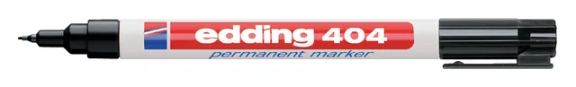 Viltstift eddING 404 rond 0.75mm zwart