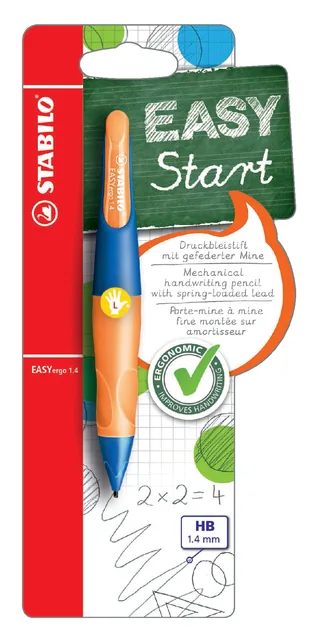 Vulpotlood STABILO Easyergo HB 1.4mm links bl/or