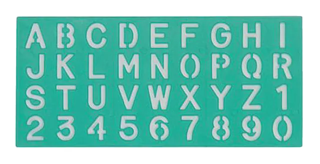 Lettersjabloon Linex 30mm