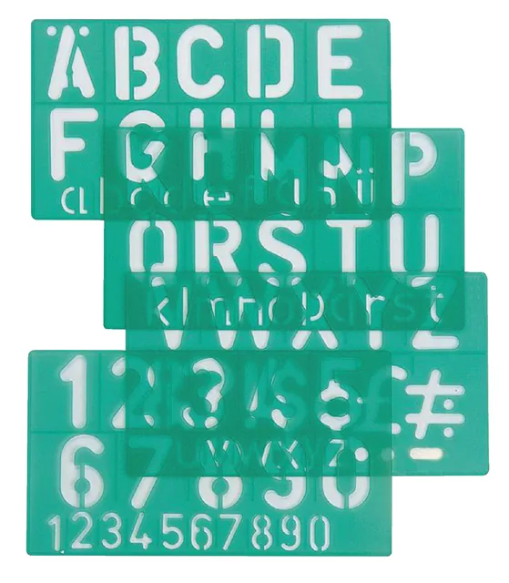 Lettersjabloon Linex 50mm