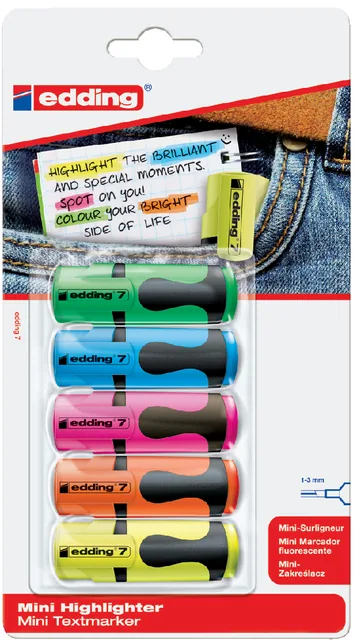 Markeerstift edding 7 mini 1-3mm assorti